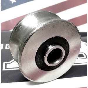 8mm Bore Bearing with 35mm 440C Stainless Steel Pulley U Groove Track Roller Bearing 8x35x17mm - VXB Ball Bearings