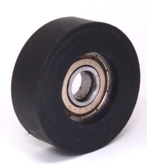 8mm Bore Bearing with 38mm Black Tire 8x38x13 - VXB Ball Bearings