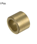 8mm Bore Sleeve Bearings 12mm OD 10mm Length Self Lubricating Sintered Bronze Bushings 8 Pack close-up view