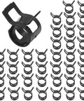 20 Pcs 5/16 Inch ID Spring Band Type Clamps 8mm Fuel Hose Clamps Fasteners Black Spring Hose Clips For Fuel Line Water Pipe And Air Tube Hose High Quality Tight Seal And Easy Installation Kit