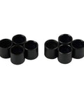 8mm Bearing Spacers for Inline Skates Set to Increase Spin Speed Extend Bearing Life Eliminate Wheel Wobble, black aluminum spacers