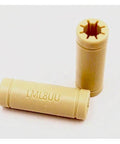 8mm Low noise Linear Motion Bushing Solid Polymer LM8LUU Bearing 8x15x45mm, side and top view of polymer bushing