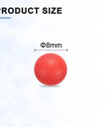 Ultra Durable 8mm PP Plastic Bearing Balls G2 Precision With Frosted Red Finish 100 Pack For DIY Projects And Machinery