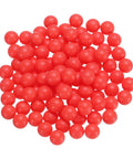 Ultra Durable 8mm PP Plastic Bearing Balls G2 Precision With Frosted Red Finish, 100 Pack for DIY Projects and Machinery