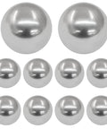 Paquete Premium de 50 unidades 8mm Stainless Steel Bolas de rodamiento 304 Grado 0.31 Inch Bolas de precisión tamaño G200 28HRC para proyectos mecánicos