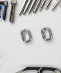 Quick-link chain connectors, 8mm, marine-grade 316 stainless steel, two shown