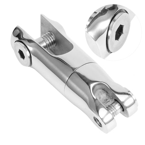 Swivel anchor rotating connector, stainless steel for 6-8mm chain; front view
