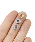 Miniature Thrust Ball Bearings 8mm Outer Diameter 3mm Bore 3 point 5 mm Thickness Chrome Steel F3 on fingertips