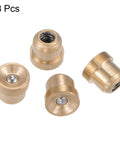 8 pieces Brass Push Button Flange Oil Cup 5mm Ball Oiler for Lubrication System