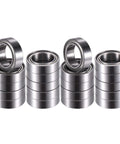 MR128ZZ 8x12x3.5mm Deep Groove Ball Bearings With Double Metal Shield Single Row Pack Of 20, durable bearing steel stacks
