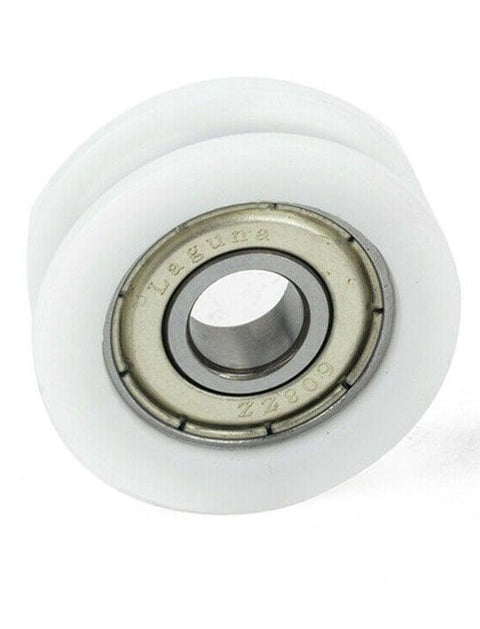 8x30x11 U Pulley Rubber Bearing with tire 8x30x11mm Sealed Miniature - VXB Ball Bearings