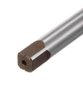 Close-up of 9.5mm Hand Reamer For Metal Working Pro Grade 9SiCr Alloy Tool Steel H8 Precision Reamer With 6 Straight Flutes