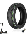 9.5 x 2.50 Off-Road Tire 9.5 Inch Tubeless Tire for KQI3 Electric Scooter Accessories, anti-skid shockproof, black rubber with green stripe