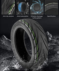 9.5 x 2.50 Off-Road Tire 9.5 Inch Tubeless Tire for KQI3 Electric Scooter Accessories with anti-skid shockproof design