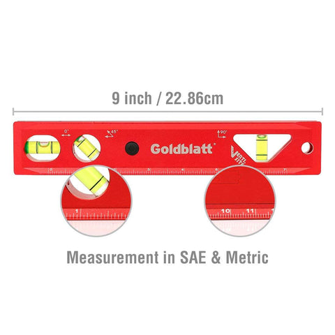 Three Piece Torpedo Level Set With 9, 24, And 48 Inch Aluminum Levels Built Tough For Any Job Site Featuring Verti-Site Side Read Vials