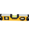 9 Inch Extruded Torpedo Level With Durable Rigid Body And Precise Vial For Fast Layout Checks shown from front view