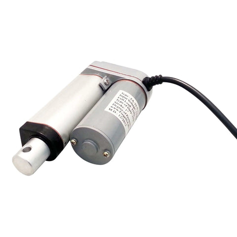 9 Inch Stroke Light Duty Linear Actuator For DIY Projects With 200 Pounds Dynamic Push Pull Force And 400 Pounds Static Rating, 12V DC, IP54