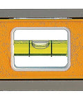 9-Inch Magnetic Torpedo Level with rugged aluminum frame, CNC edges and SurroundView 360 Vials, front view.