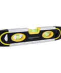 Compact 9-Inch Magnetic Torpedo Level With Built In Ruler Provides Quick, Accurate Checks On DIY Projects