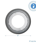 9 Inch Heavy Duty Steel Lazy Susan Turntable Bearing, Low Profile Ball Bearing Swivel Hardware for Tables and DIY Projects