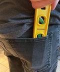 9 Inch Speedlite Torpedo Level Yellow Built With High Impact Composite For Tough Jobsite Use Non Conductive Design in pocket