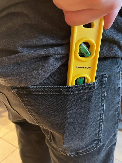 9 Inch Speedlite Torpedo Level Yellow Built With High Impact Composite For Tough Jobsite Use Non Conductive Design in pocket