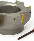 Beefy 4 Inch 90 Degree Indexable Face Mill With BT40 Arbor APKT1604 Inserts Included 6 Flutes Heavy Duty CNC Milling Cutter
