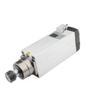 Beefy 9.0 Kw Air Cooled CNC Spindle Motor With ER32 Chuck 18000 RPM Square Mount 4 Bearings Low Noise And Stable Performance.