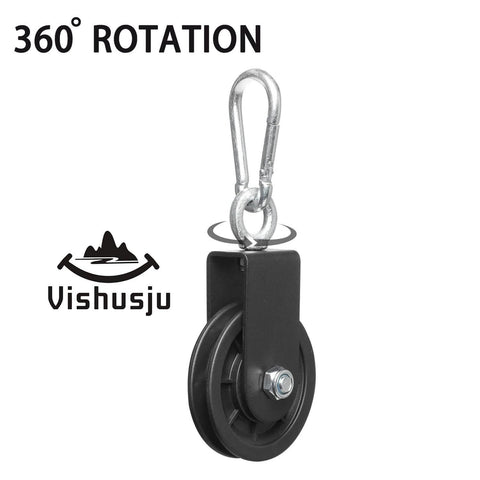 90mm Pulley Wheel for Cable Machines Silent Bearing Home Gym Equipment Pull Down Attachment Weight Lifting Pulley Traction