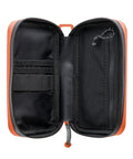 Open Compact SemiRigid Utility Organizer Case For Tool Kit First Aid Travel Admin Pouch And Electronics in orange