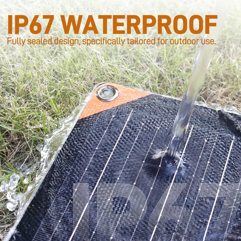 IP67 waterproof design of 12V 30W Solar Trickle Charger Maintainer With Waterproof Design And Solar Panel Kit Built In Smart Charge Controller