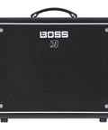 Front view of Katana 50 Gen 3 Guitar Amp With 12 Inch Speaker, Dope Tube Logic Tone, Onboard Effects, expressive push character combo.