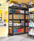 Set Of 3 Heavy Duty 5 Tier Garage Shelves With 2000 Lbs Load Capacity Per Unit, 60 Inch Tall Metal Storage Rack in store