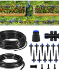 50Ft Drip Irrigation Kit For Plants With Quick Connectors, Water Saving Automatic Garden System For Patio And Lawn displayed