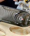 Pro Circle Cutter Kit For Routers Delivers Precise Circles from 1 Inch to 18 3/16 Inches with carbide bit in action on wood