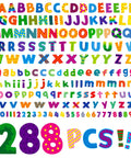 Go To Alphabet Letters Kit For Home And Classroom 288 Piece Bulletin Board Set With 78 Uppercase 78 Lowercase 30 Numbers