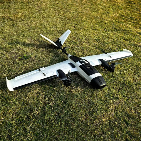 ZOHD Altus 980mm Wingspan Twin Motor V Tail EPP FPV RC Airplane Glueless Assembly Portable Aircraft Compatible with GoPro and DJI Action Cameras PNP Version on grass