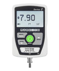 M2 Digital Force Gauge 500 Lbf Capacity For Legit Precision Testing - Ultra Compact 500 Hz Sampling 0.5% Accuracy Overload Protected To 200% Reversible Display And Housing Tough Material Testing Tool, front view