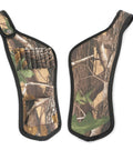 Hip Archery Quiver With Snap On Waist Belt Maple Camo Crossbow Arrow Holder Eight Arrow Pouch front and back view
