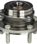 Preset Pre Greased Front Hub Bearing Assembly For 2011 To 2017 Dodge Durango And Jeep Grand Cherokee Bolt On Direct Replacement Wheel Hub Unit Pre Sealed For Easy Install And Durable Performance, side view
