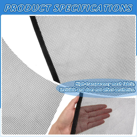 Top Rated Heavy Duty Grille Mesh Guard For Tesla Cybertruck 2024 Plus Radiator Cover features a high-transparency mesh fabric.