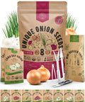 Indoors Or Outdoors Onion Seed Variety Pack Heirloom Non GMO Eight Varieties With 2200 Seeds Including Walla Walla Green Onion Red