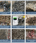 Beast Of A Heavy Duty Metal Shredder Machine Dual Shaft Crusher with 19 Blade Gear System, shredding various materials.