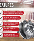 Front Wheel Hub Bearing Assembly For Infiniti And Nissan Vehicles Including QX60 JX35 Altima Maxima Pathfinder Replaces 513296 951403 402023JA1A For A Smooth Quiet Ride And Easy Install