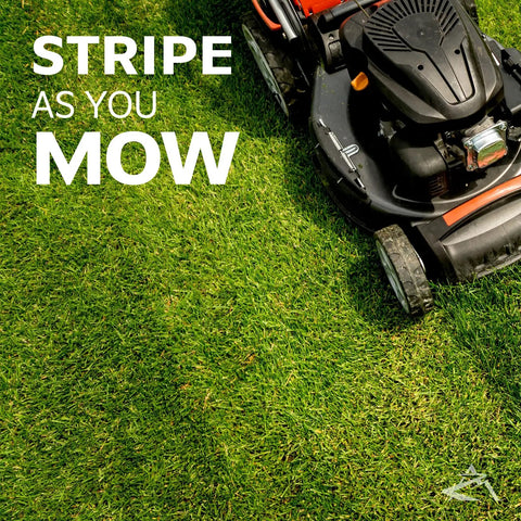 Lawn Striping Kit For Toro 21 Inch And 22 Inch Walk Behind Mowers With Weighted Rear Roller Delivers Bold Pro Stripes on grass