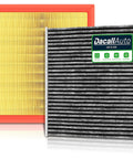 Subaru Engine And Cabin Air Filter Set Must Have For Ascent Impreza Crosstrek Outback Legacy Forester, includes carbon cabin filter.