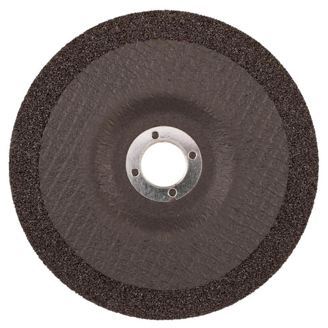 Tiger 7 Inch Type 27 Grinding Wheel With 1/4 Inch Thick A24R Resin Bond For Fast Metal Grinding, front view.