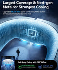 AI Neck Air Conditioner With True Micro AC System AICE LITE MAX 2026 showcasing metallic cooling surface and airflow