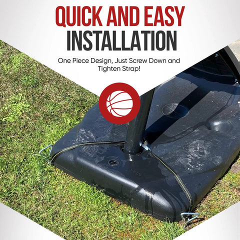 Heavy Duty Basketball Hoop Anchor Tie Down Kit For Secure Court Setup Ground Stakes Trampoline Anchors Easy One Piece Installation