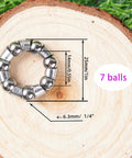 Four Pack Bike Ball Bearings For Front And Rear Hubs With Fixed Cage 25mm Outer Diameter 14mm Inner Diameter 7 Ball Retainer